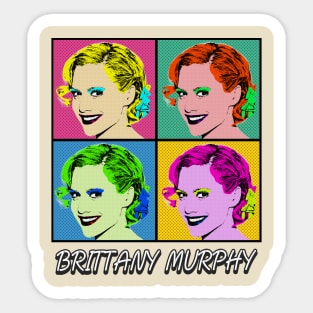 Britany Murphy 80s Pop Art Style Sticker